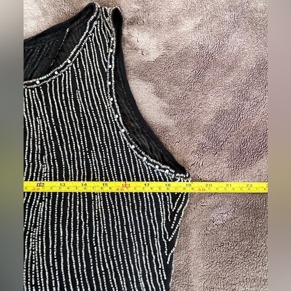 Parker Beaded Art Deco Tank size S - Picture 7 of 10